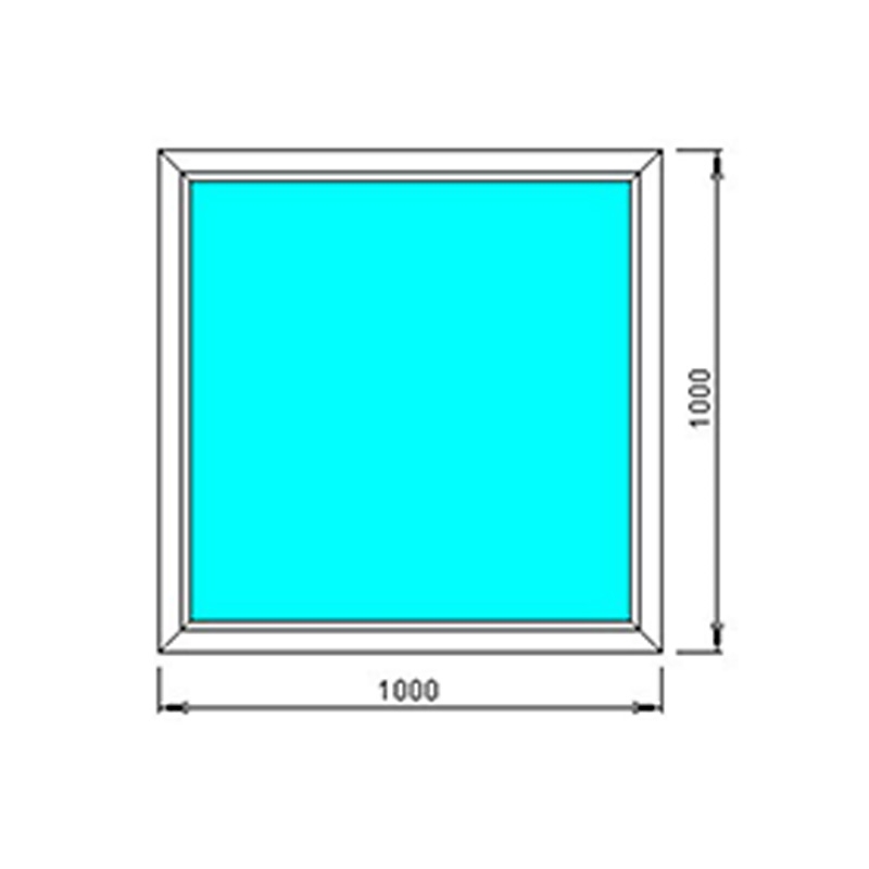 Окно Exprof ProWin б/р одностворчатое 100х100